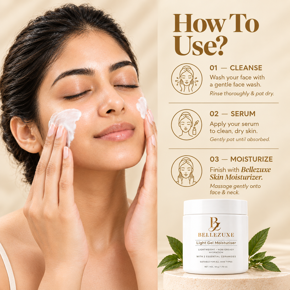 Bellezuxe Light Gel Moisturiser